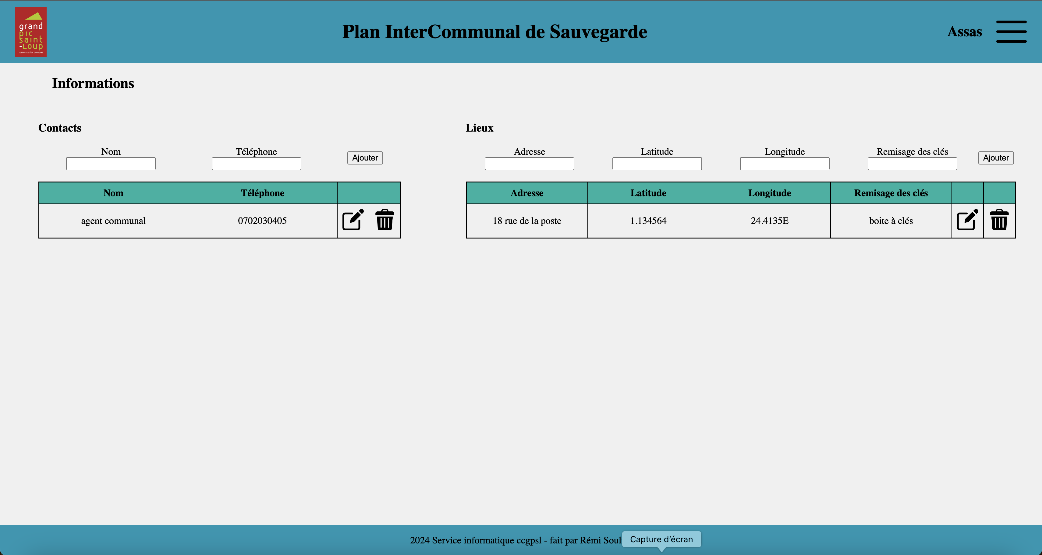 image de l'application